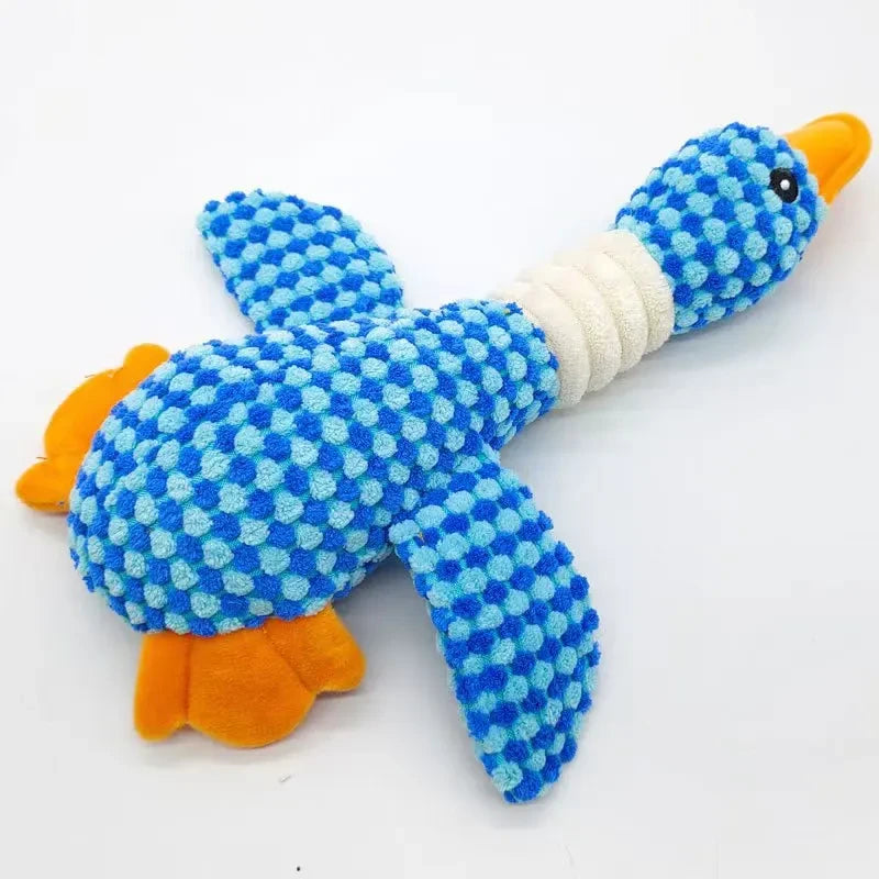 Interactive Plush Goose Pet Toy