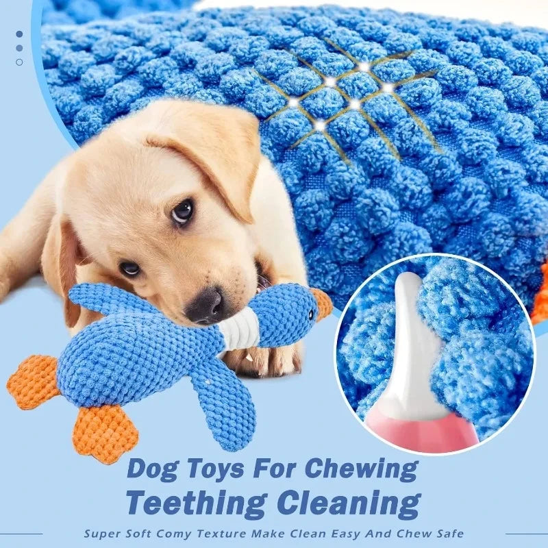 Interactive Plush Goose Pet Toy